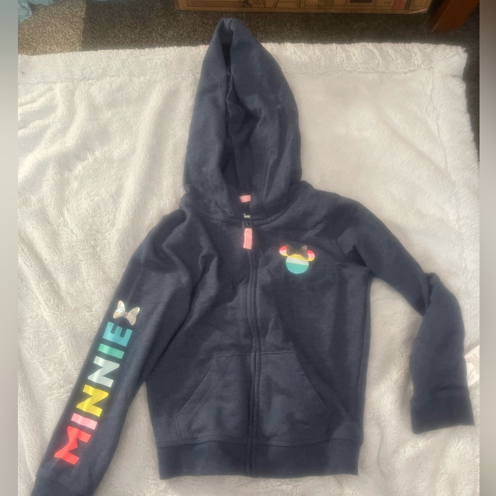 Disney navy Minnie zip up
